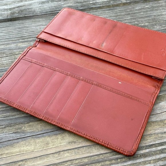 Louis Vuitton Epi Leather Porte Yen Cartes Credit Bifold Long Wallet Made Spain - Picture 10 of 12